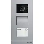 Busch Jaeger Welcome A21381P1-S-03 Video buitenpost 1 beldrukker Roestvrij staal Zilver