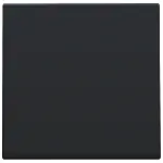 Niko 161-31002 Afwerkingsset voor elektronische schakelaar of drukknop Black coated 