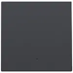 Niko 122-32002 Afwerkingsset met lens voor elektronische schakelaar of drukknop Anthracite